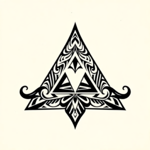 Polynesian Triangle Tattoo