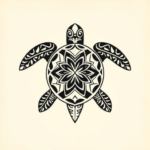 Polynesian Turtle Tattoo