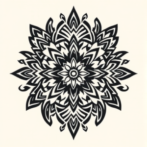 Polynesian Unalome Tattoo