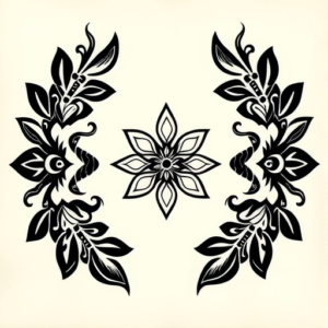 Polynesian Violet Tattoo