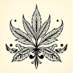 Polynesian Weed Tattoo