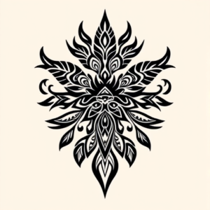 Polynesian Wendigo Tattoo