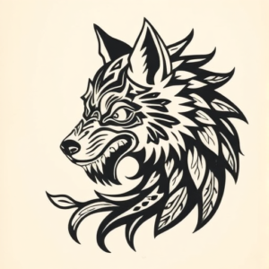 Polynesian Werewolf Tattoo