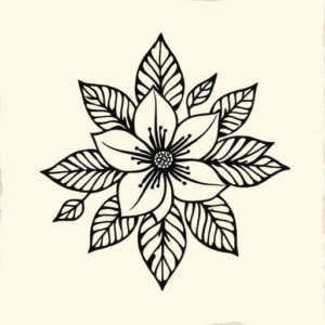 Polynesian Wildflower Tattoo