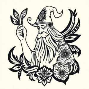 Polynesian Wizard Tattoo