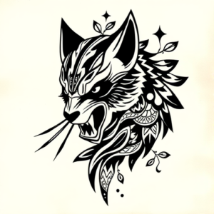 Polynesian Wolverine Tattoo