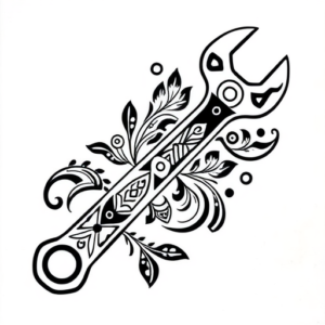 Polynesian Wrench Tattoo