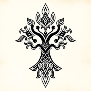 Polynesian Yggdrasil Tattoo