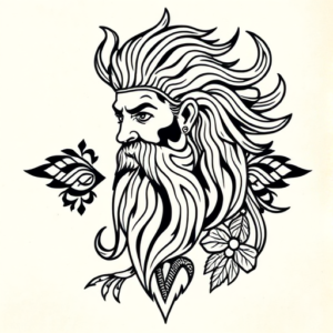 Polynesian Zeus Tattoo