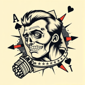 Pop Art Ace Tattoo