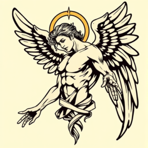 Pop Art Archangel Tattoo