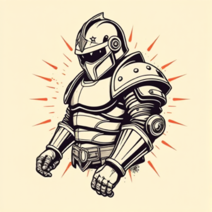 Pop Art Armor Tattoo