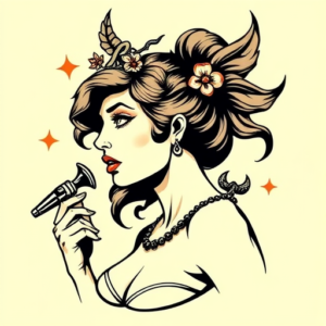 Pop Art Artemis Tattoo