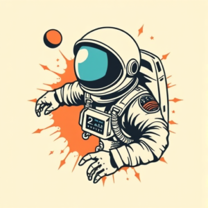 Pop Art Astronaut Tattoo
