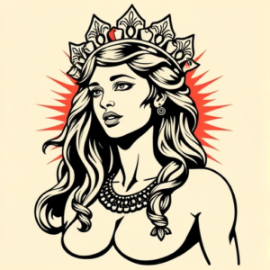 Pop Art Athena Tattoo