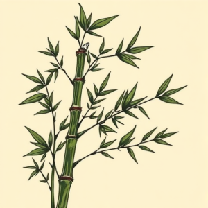 Pop Art Bamboo Tattoo