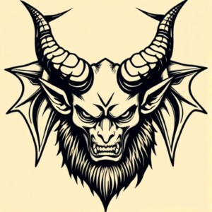Pop Art Baphomet Tattoo