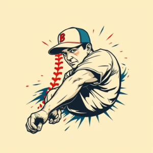 Pop Art Baseball Tattoo