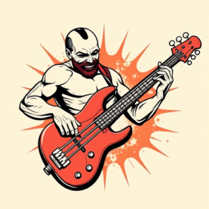Pop Art Bass Tattoo