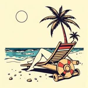 Pop Art Beach Tattoo