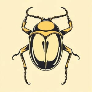 Pop Art Beetle Tattoo