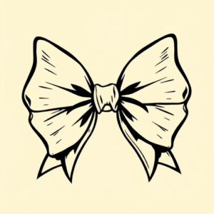 Pop Art Bow Tattoo