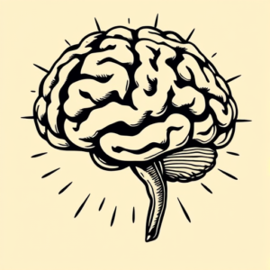 Pop Art Brain Tattoo