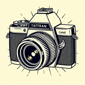 Pop Art Camera Tattoo