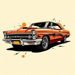 Pop Art Car Tattoo