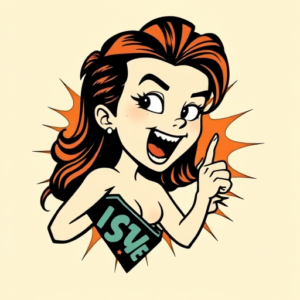 Pop Art Cartoon Tattoo