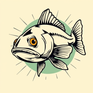 Pop Art Catfish Tattoo