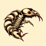 Pop Art Centipede Tattoo