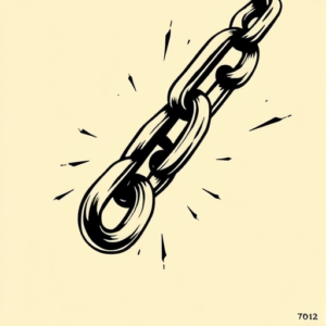 Pop Art Chain Tattoo