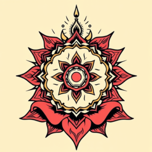 Pop Art Chakra Tattoo