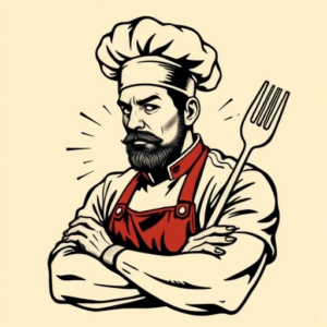 Pop Art Chef Tattoo