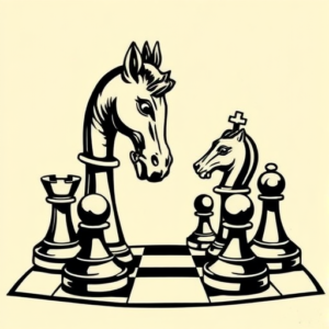 Pop Art Chess Tattoo