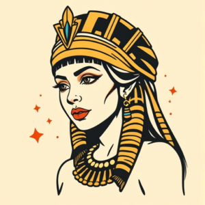 Pop Art Cleopatra Tattoo