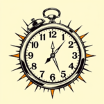 Pop Art Clock Tattoo