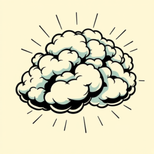 Pop Art Cloud Tattoo