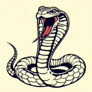 Pop Art Cobra Tattoo