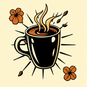 Pop Art Coffee Tattoo