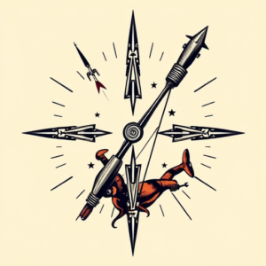 Pop Art Coordinates Tattoo