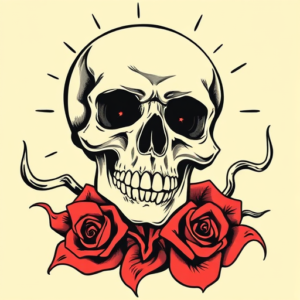 Pop Art Death Tattoo