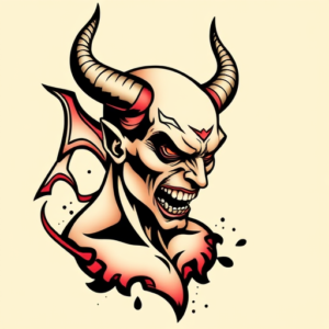 Pop Art Devil Tattoo