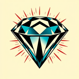 Pop Art Diamond Tattoo