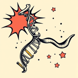Pop Art Dna Tattoo