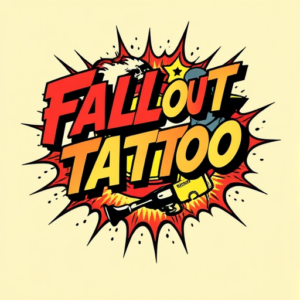 Pop Art Fallout Tattoo