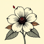 Pop Art Flower Tattoo