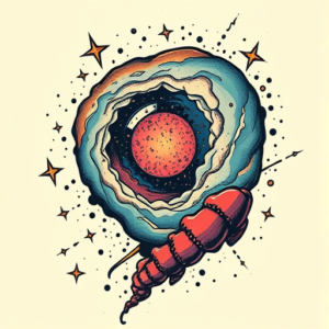 Pop Art Galaxy Tattoo