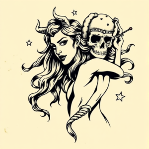 Pop Art Gemini Tattoo